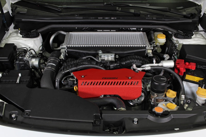 Perrin Pulley Cover - Red - 2022+ WRX