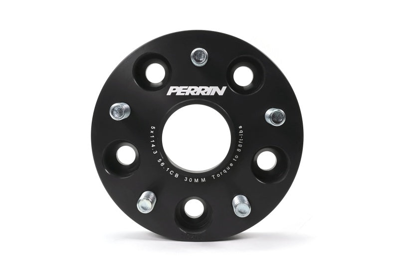 Perrin Subaru 30mm Wheel Spacers 5x114.3 BP w/56mm Hub - Black