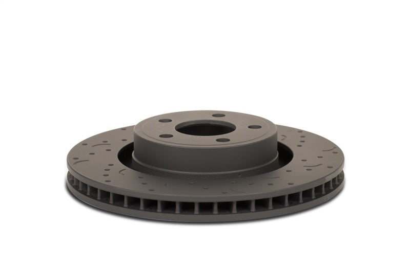 Hawk Talon Cross Drilled and Slotted Front Rotor Pair - STI 2005-2017