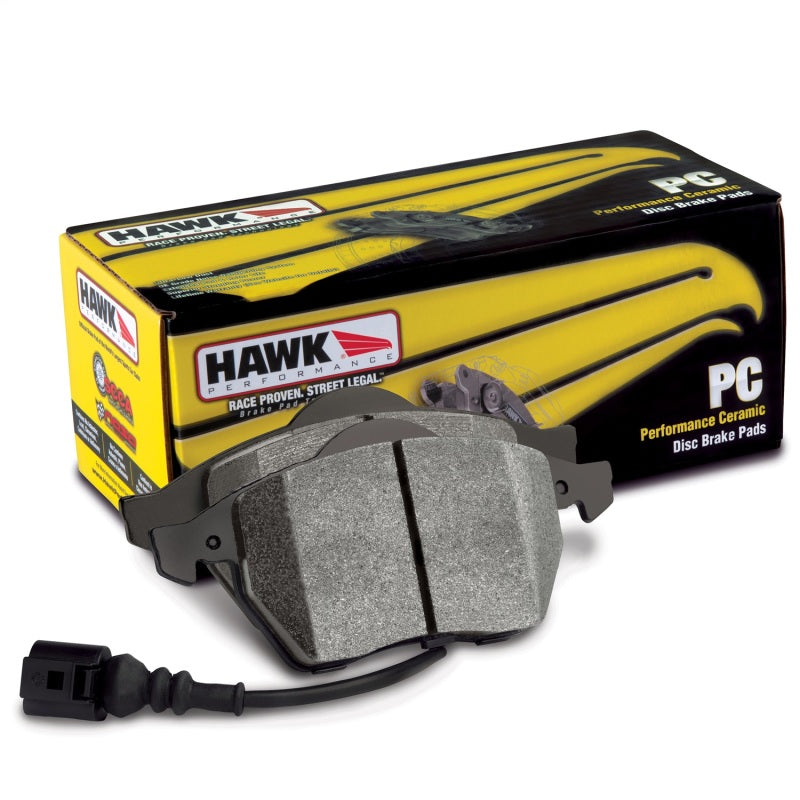 Hawk Performance Ceramic Brake Pad Set - Rear - 08-21 WRX w/ Steel calipers