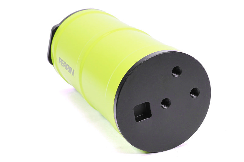 Perrin Coolant Overflow Tank - Neon Yellow - 13-21 BRZ, 2022+ BRZ, 04-21 STI, 02-21 WRX, 2022+ WRX