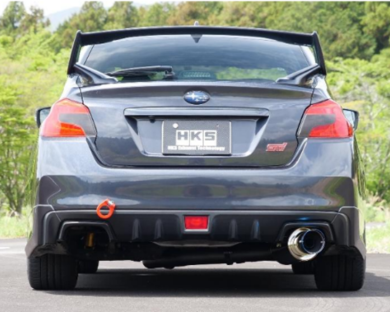 HKS Hi-Power Single Exit Cat Back - 2015-2021 WRX, 2015-2021 STI