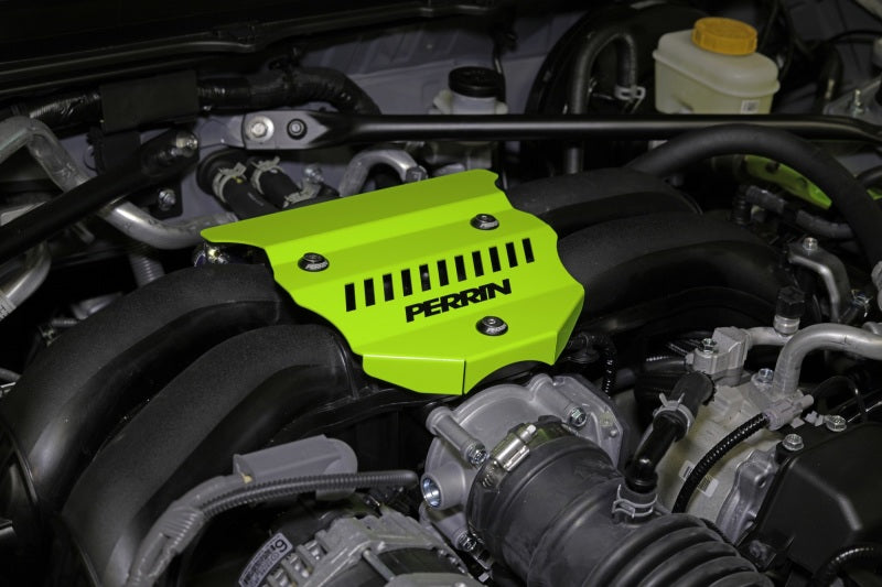 Perrin Performance Engine Cover Neon Yellow - 2022+ BRZ