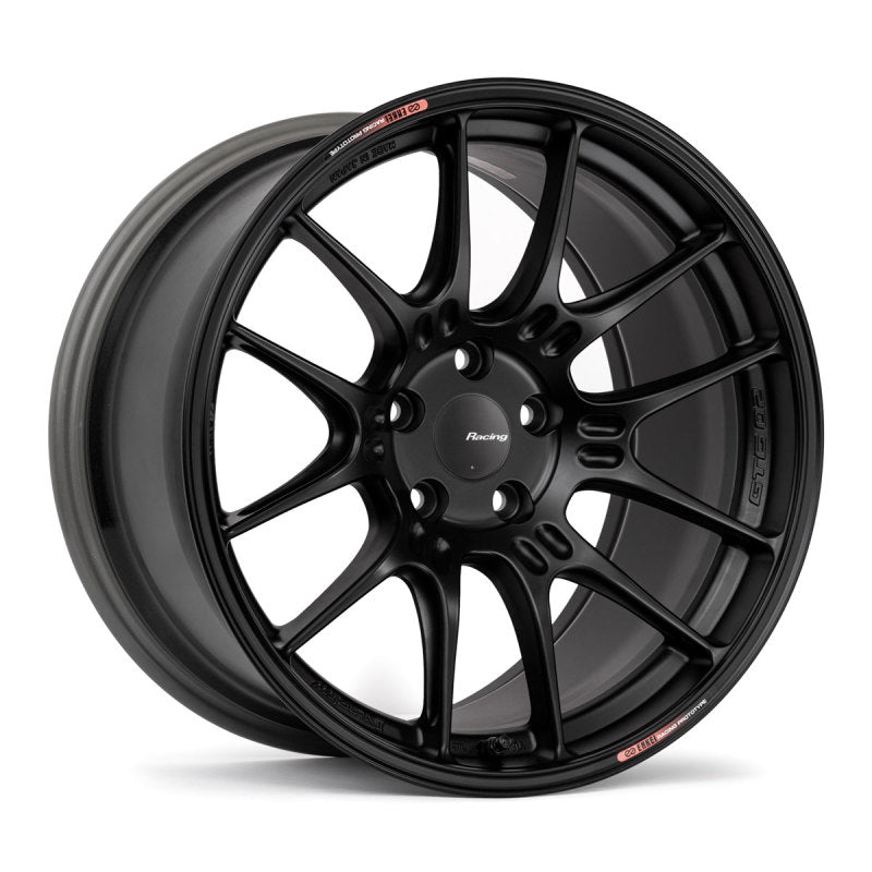 Enkei GTC02 18x10.5 +15 5x114.3 Matte Black Wheel