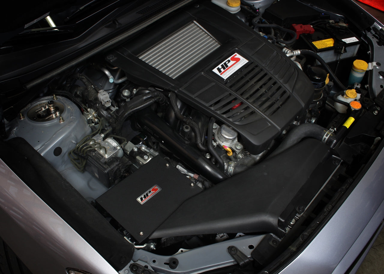 HPS Performance Shortram Cold Air Intake Kit Installed 2015-2020 Subaru WRX 2.0L Turbo 827-545