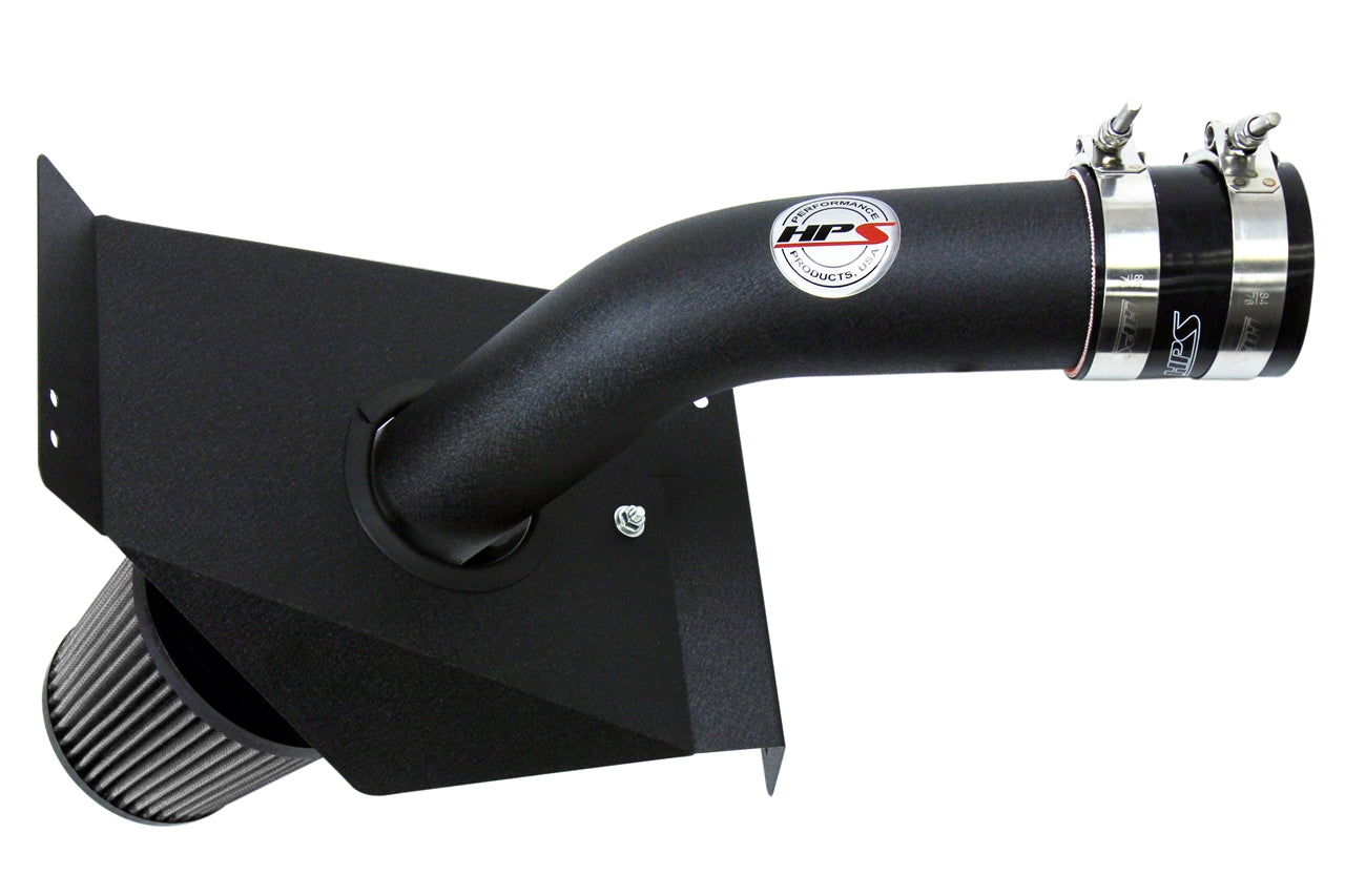 HPS Black Cold Air Intake Kit with Heat Shield 2015-2020 Subaru WRX STI 2.5L Turbo 837-573WB