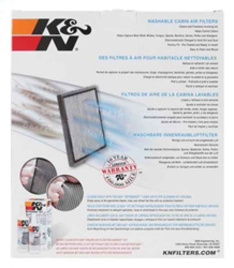 K&N Cabin Air Filter - 20-22 LEGACY, 17-21 IMPREZA, 20-22 OUTBACK, 19-21 ASCENT