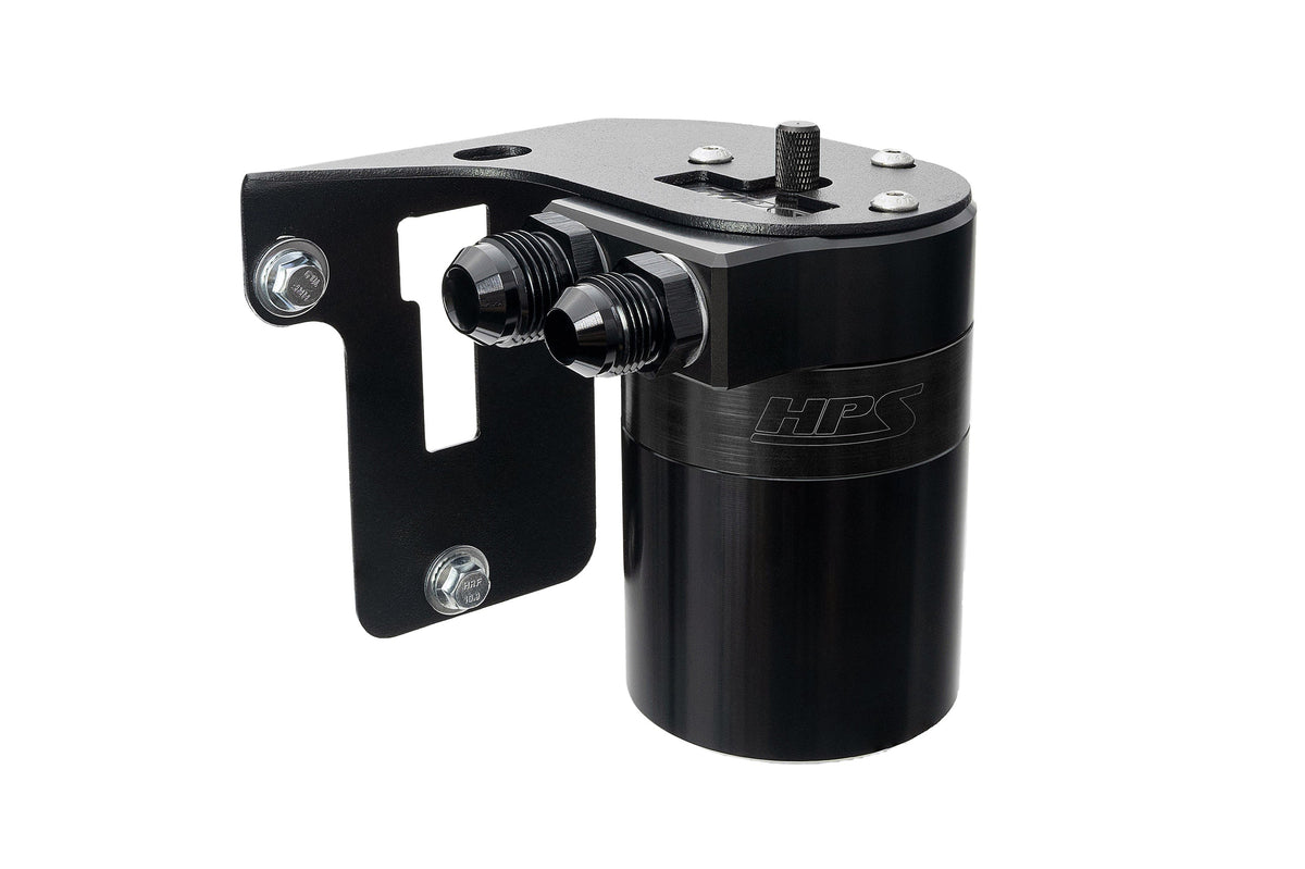 HPS Performance Aluminum Oil Catch Can Kit - 2015-2021 Subaru WRX 2.0L Turbo