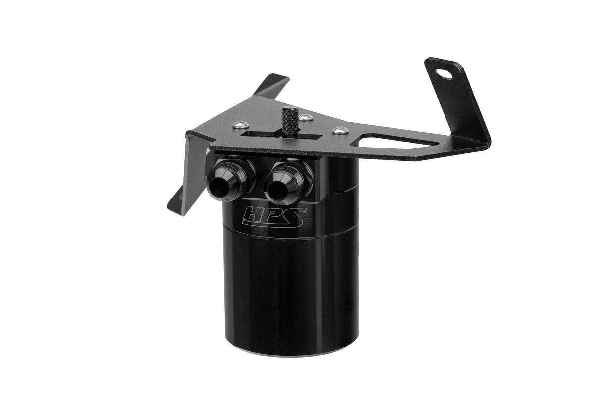 HPS Performance Aluminum Oil Catch Can Kit - 18-26 Crosstrek, 17-26 Impreza