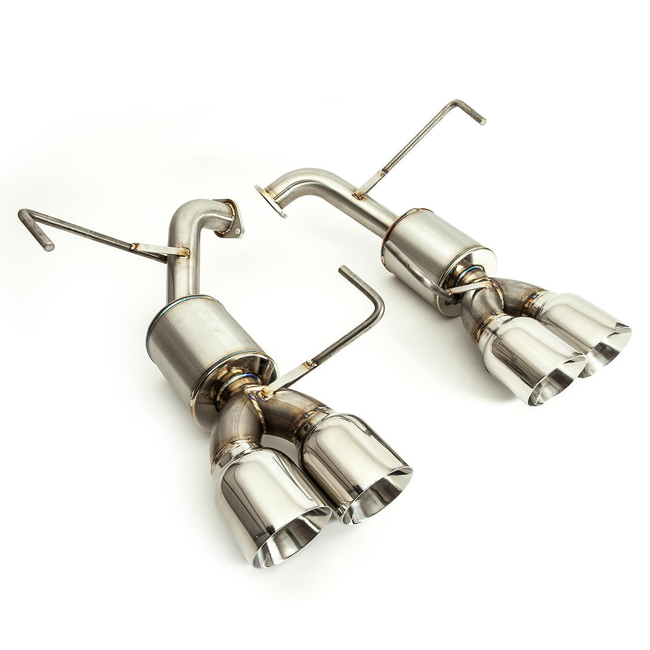 Nameless Catback Exhaust - 5" Muffler - 4" Double Wall Tips - 2015-2021 WRX, 2015-2018 STi