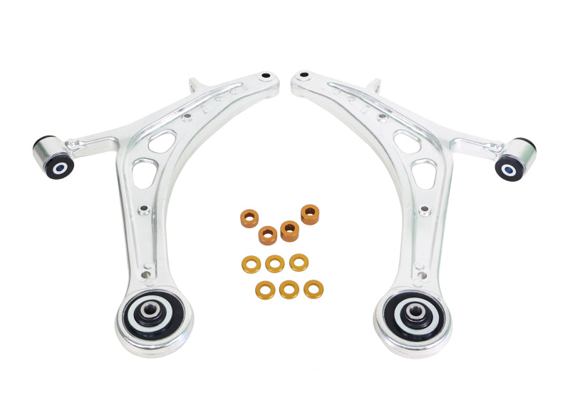 Whiteline Alloy Front Lower Control Arms with Caster Correction - Pair - 2015-2021 WRX / 2015-2021 STI