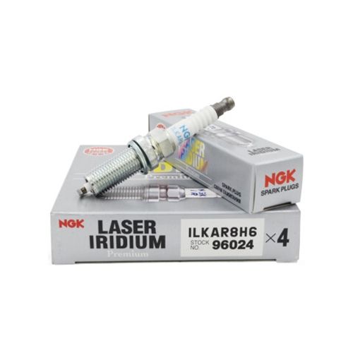NGK Iridium Spark Plug Set Stock Heat (ILKAR8H6) - 2015-2021 WRX, 2014-2018 Forester XT
