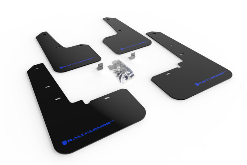 Rally Armor UR Black Mud Flap w/ Blue Logo - 2020-2025 Subaru Outback