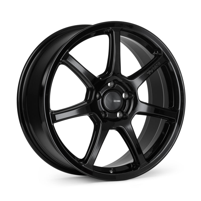 Enkei IMOLA II 17x7.5 +45 5x114.3 Gloss Black Wheel