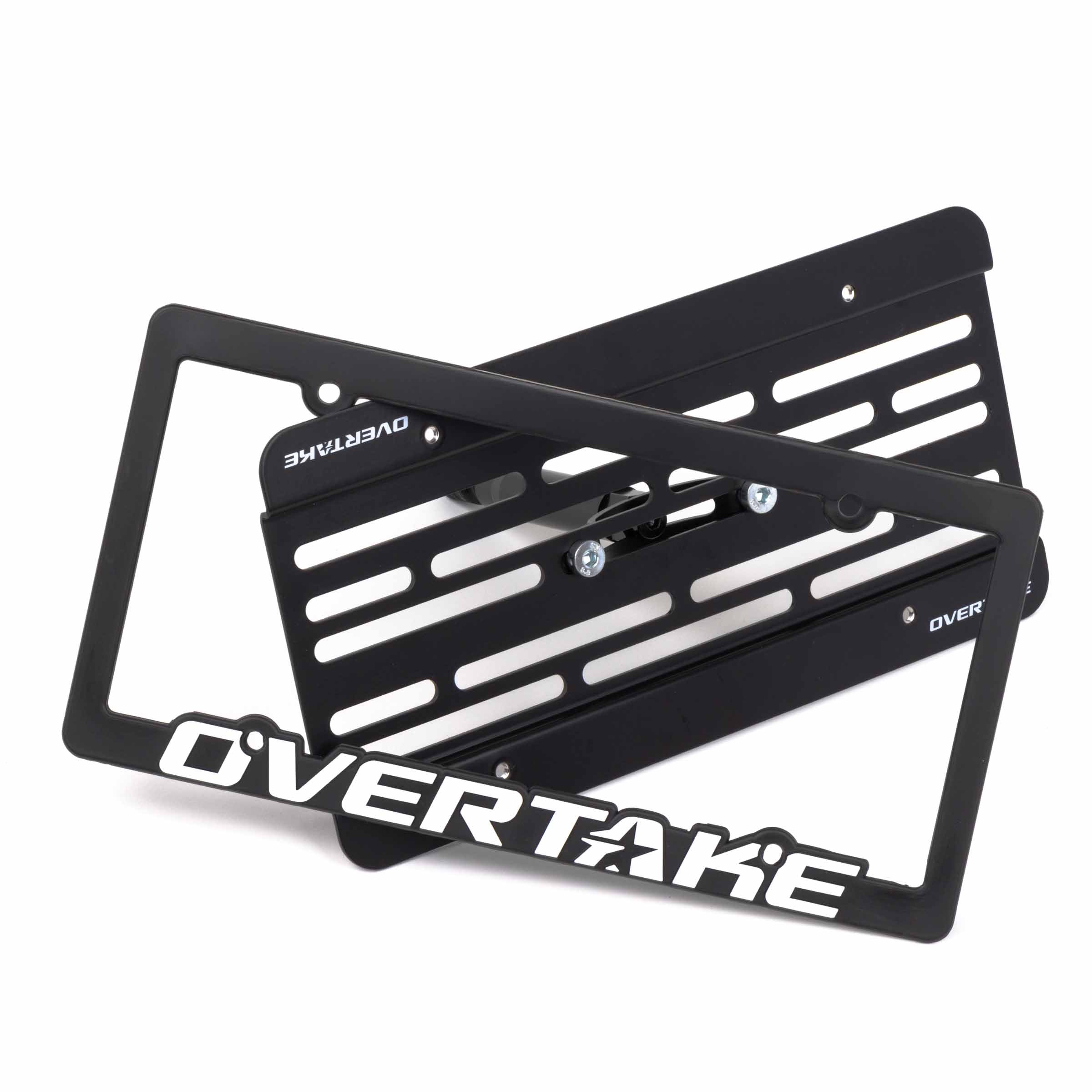 Overtake MaxxAdjust License Plate Relocation Kit - 2018-2025 WRX, 2018-2021 STI, 2013-2025 BRZ, 2017-2023 Impreza, 2018-2023 Crosstrek, 2020-2025 Outback(non wilderness)