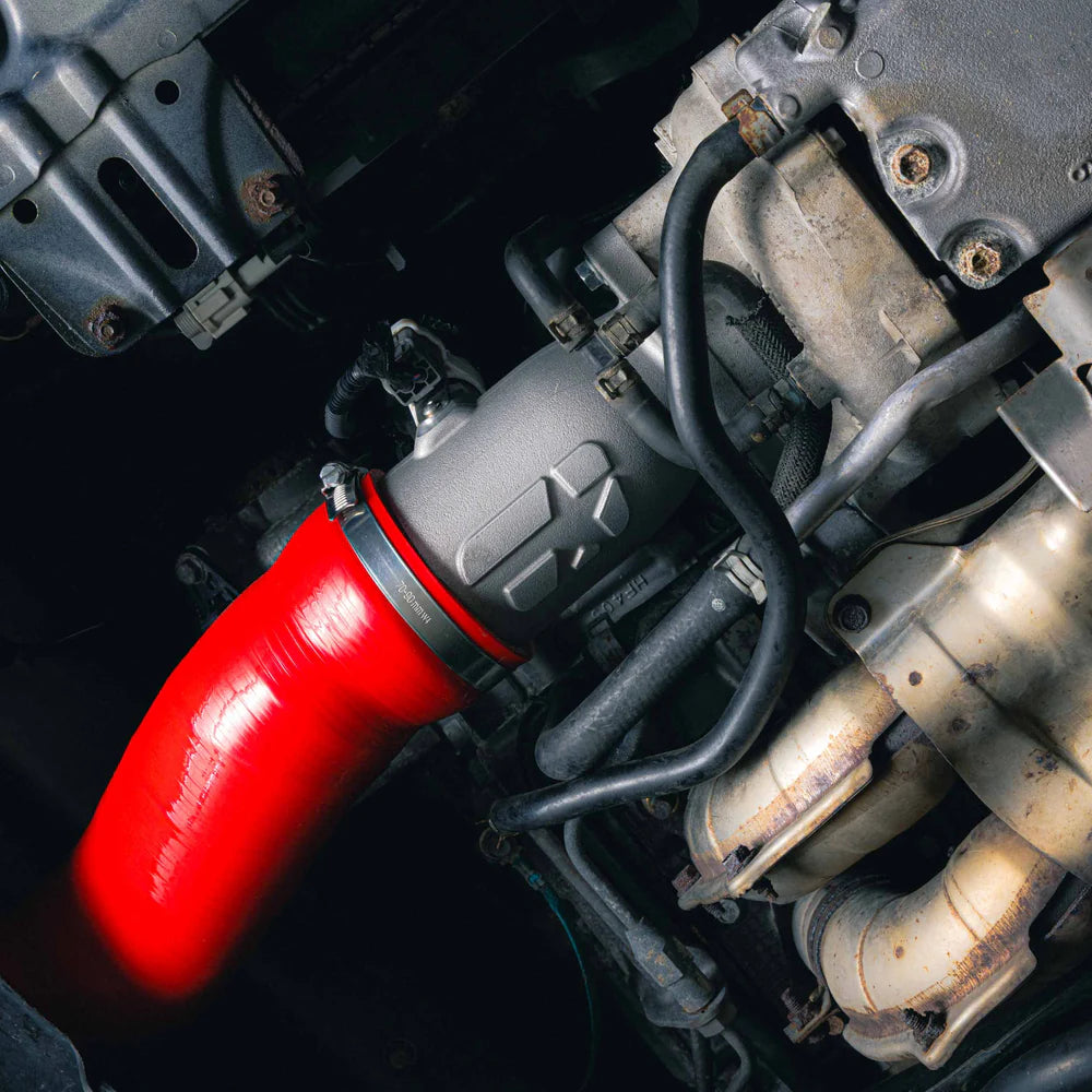 OVERTAKE Aluminum BIG TURBO Inlet - 2015-2021 WRX, 2014-2018 Forester XT