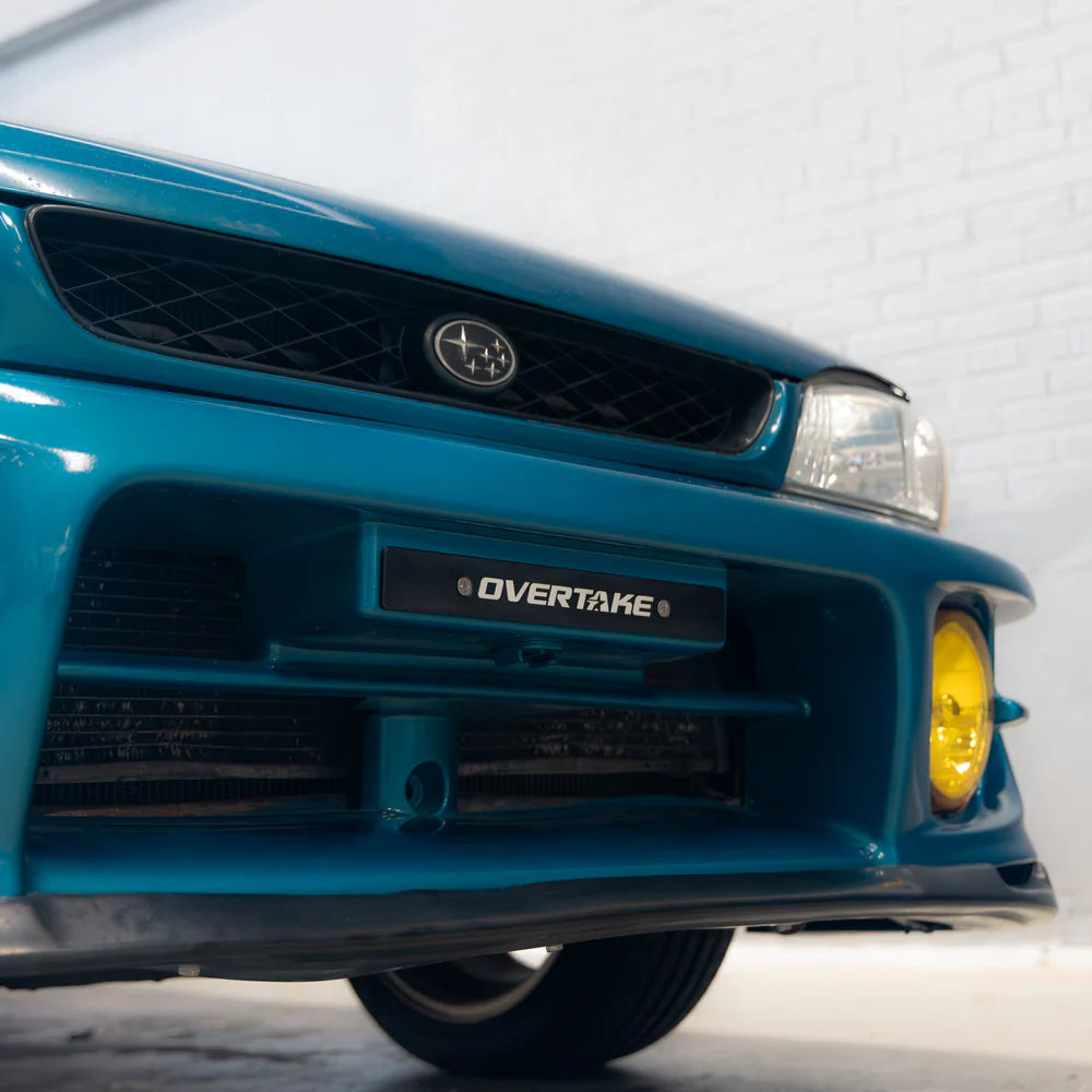 OVERTAKE Front License Plate Delete - Subaru 2002-2014 WRX, 2004-2014 STI, 2022-2026 BRZ/GR86, 1998-2016 Impreza