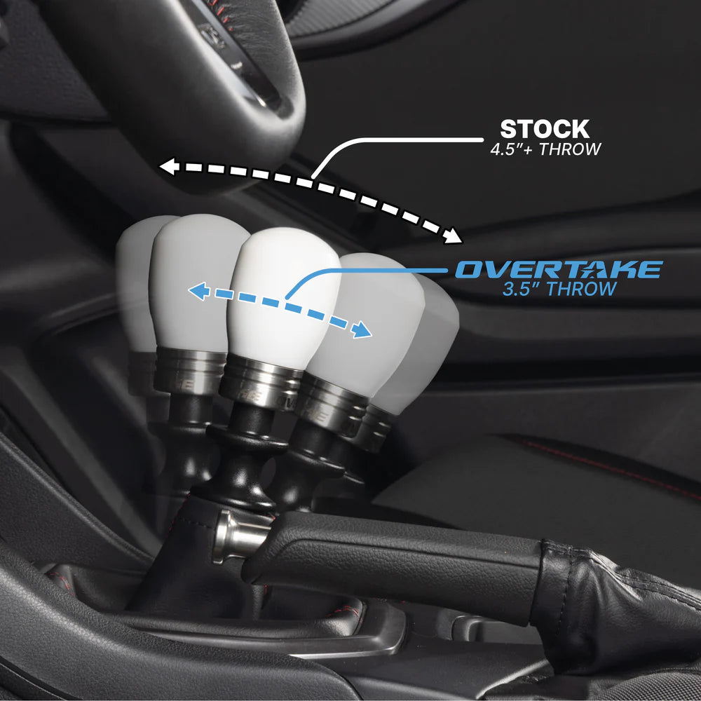 OVERTAKE Short Shift Transmission Plate - Subaru 2015-2021, 2022+ WRX, 2018-2023 Crosstrek