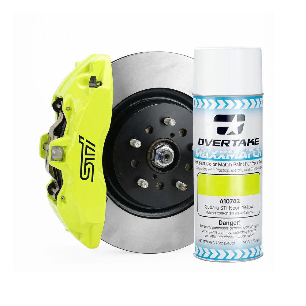 Overtake MaxxMatch Paint Neon Yellow 12oz. Can