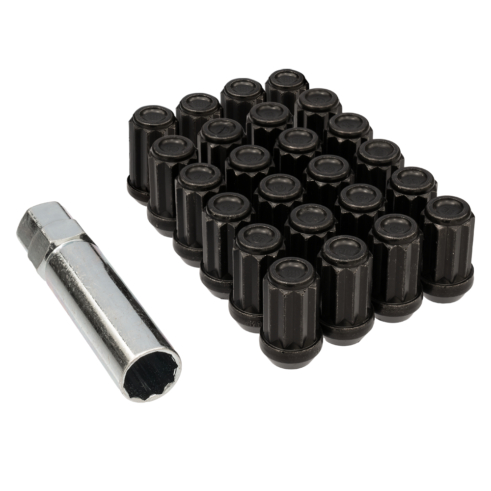 Bimecc lug nut kit - 12x1.25 - Black