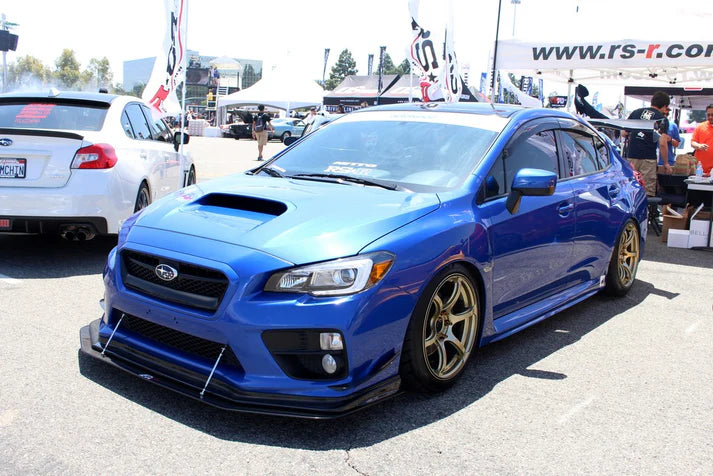 APR Carbon Fiber Front Wind Splitter W/ Rods - WRX/STI 2015-2017 (APR Performance Lip)
