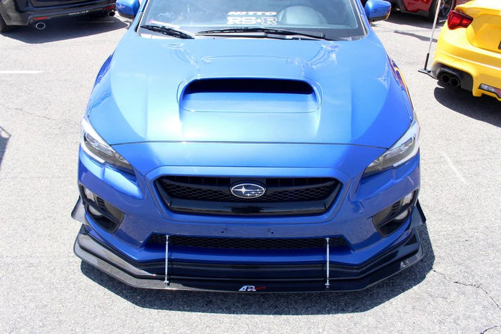 APR Carbon Fiber Front Wind Splitter W/ Rods - WRX/STI 2015-2017 (APR Performance Lip)