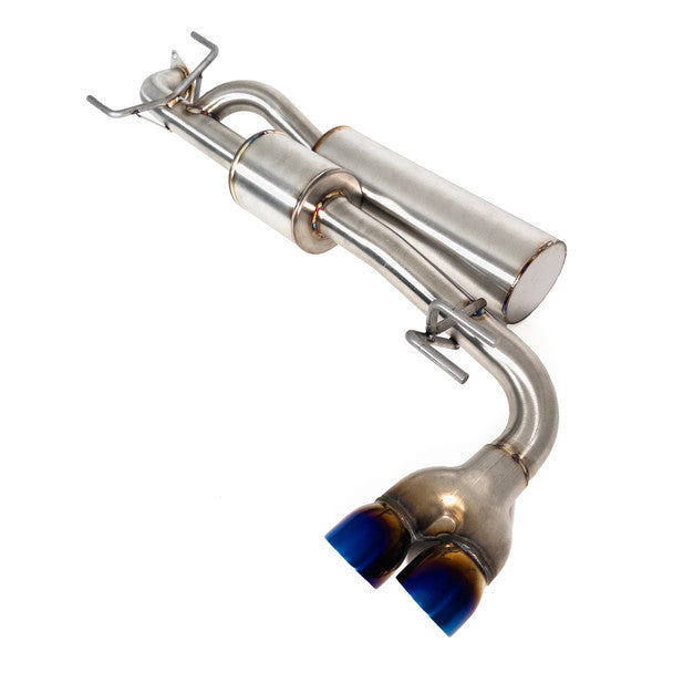 Nameless Axleback Exhaust - Dual Chamber - 3" Dual Neochrome Tip - 2024+ Impreza RS 2.5L