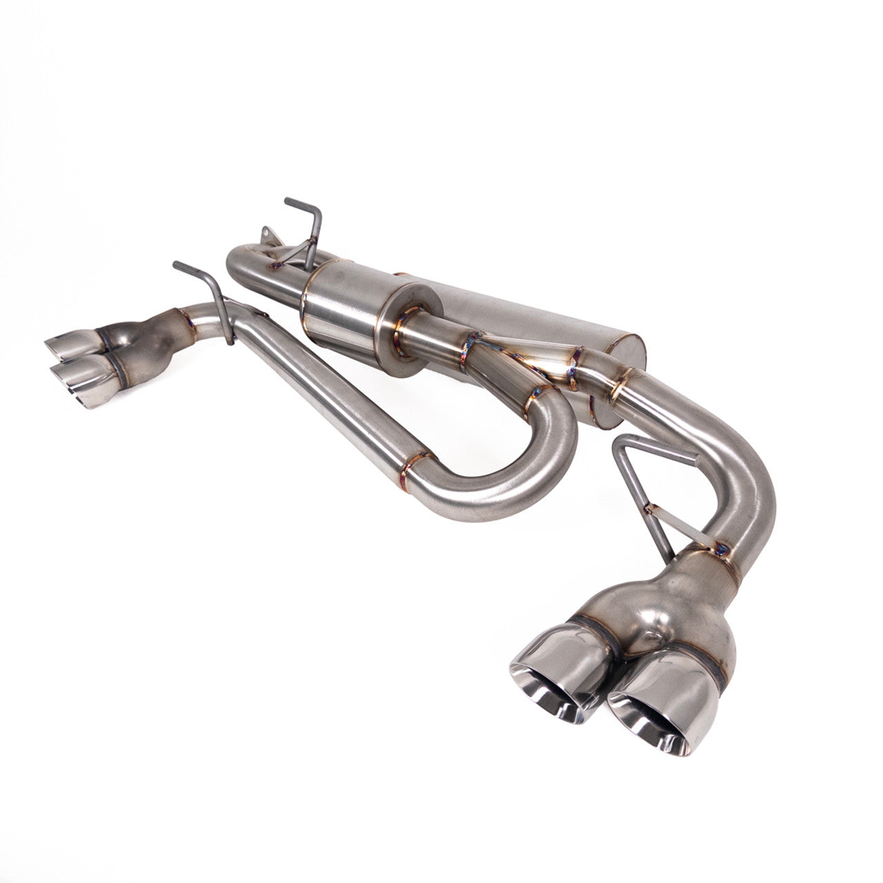 Nameless Axleback Exhaust - Quad Exit 2.5L Dual Chamber - 2024+ Impreza RS