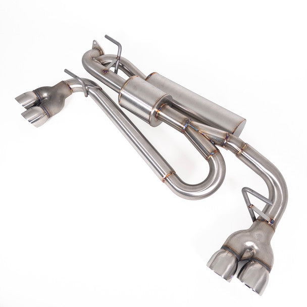 Nameless Axleback Exhaust - Quad Exit 2.5L Dual Chamber - 2024+ Impreza RS
