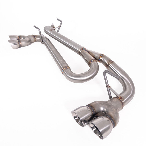 Nameless Axleback Exhaust - Muffler Delete - Quad Exit - 3" Double Wall Tips - 2024+ Crosstrek
