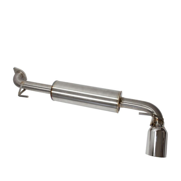 Nameless Axleback Exhaust - Single Exit Ultra Quiet Track Pipe - 4" Single Wall Tip - 13-16 BRZ/FRS