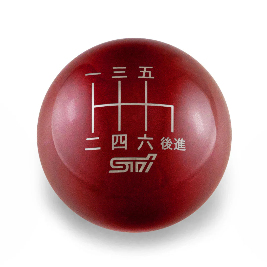 Billetworkz Weighted Shift Knob w/ 6 Speed Japanese Engraving - 2004-2021 STI