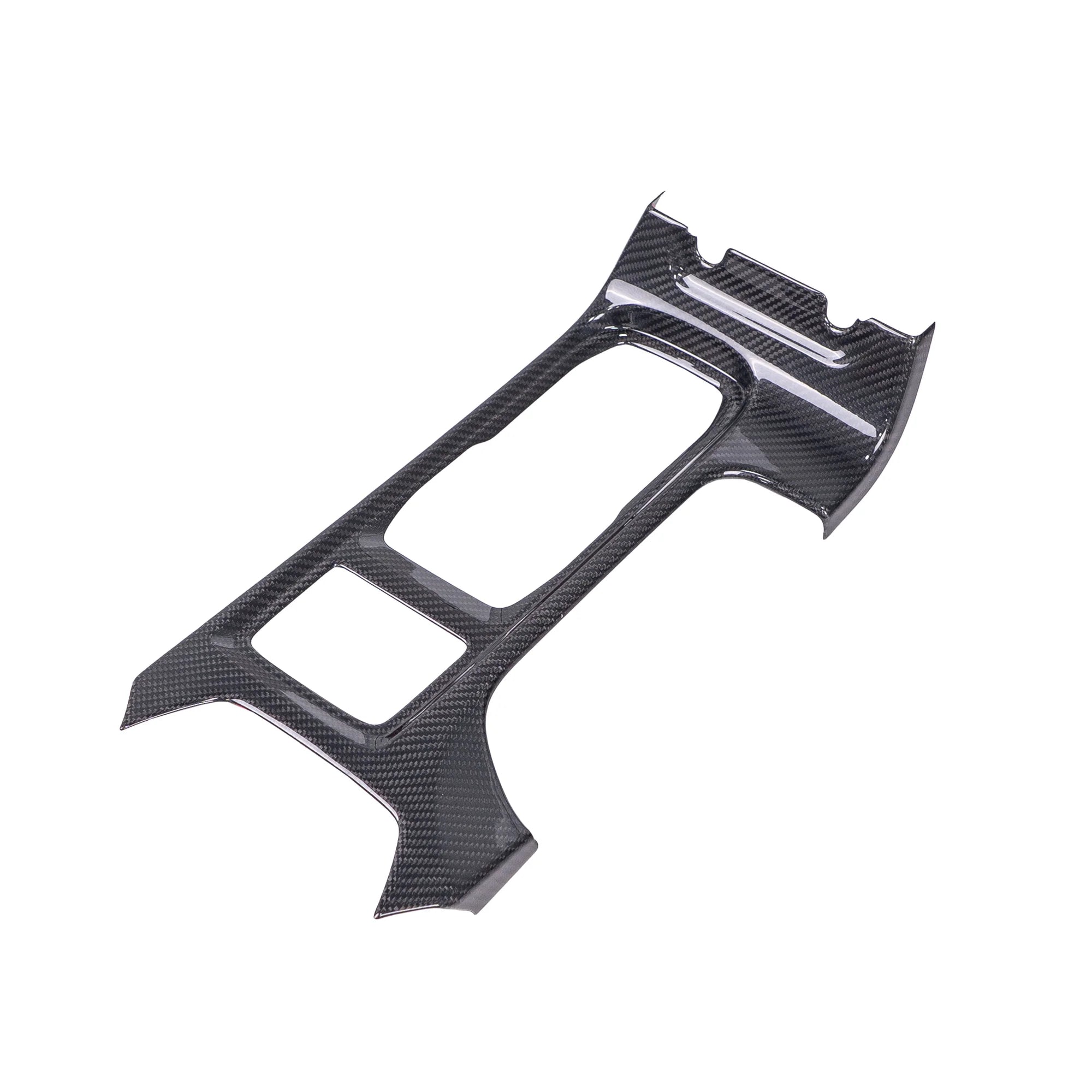 Driven Media Gloss Carbon Fiber Center Shift Panel Frame - 2022+ WRX