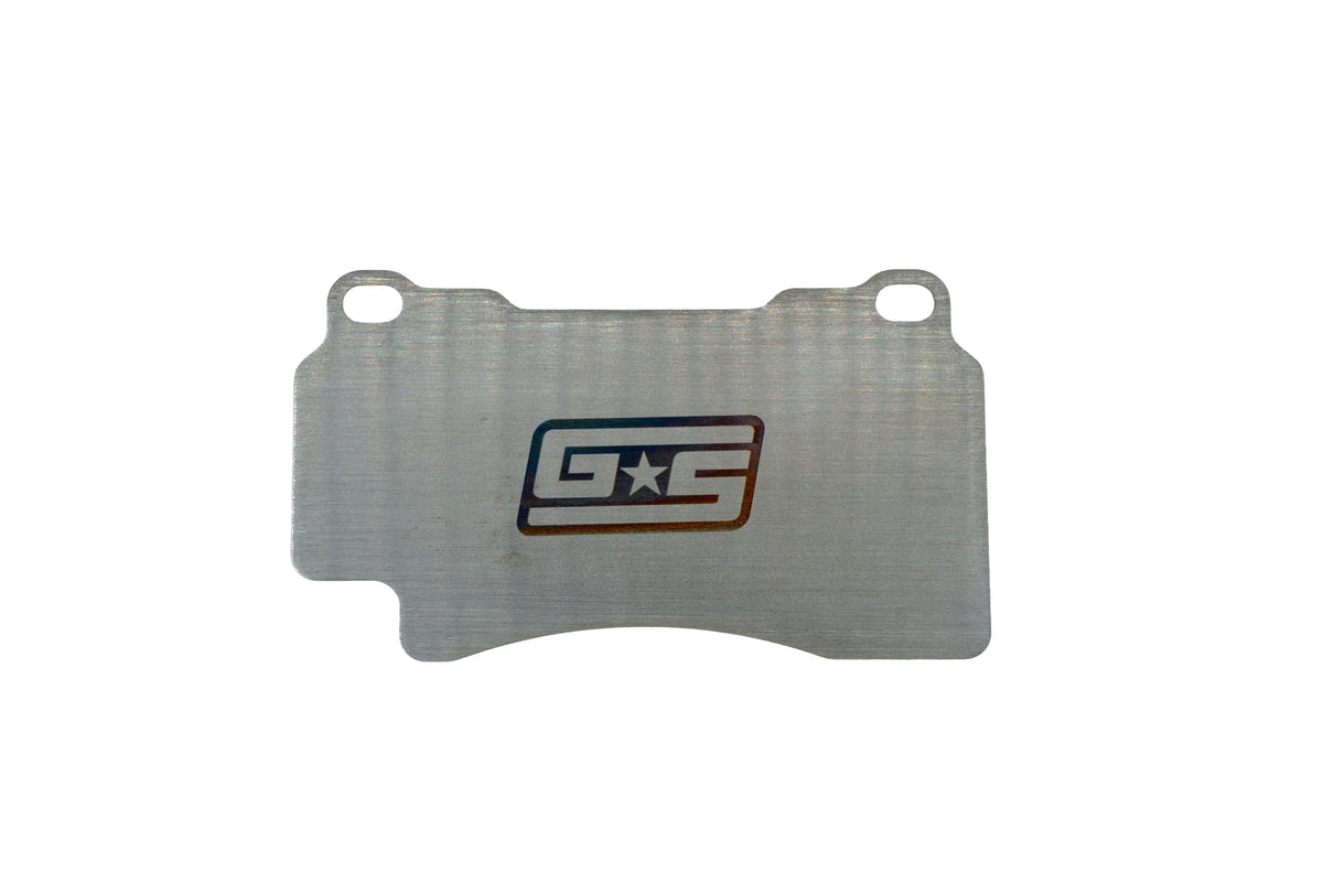 GrimmSpeed Titanium Front Brake Shim Set - 4-Piston Brembo - 2004-2017 STI - image 1