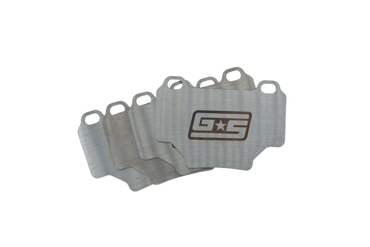 GrimmSpeed Titanium Rear Brake Shim Set - 2-Piston Brembo - 2018-2021 STI - image 3