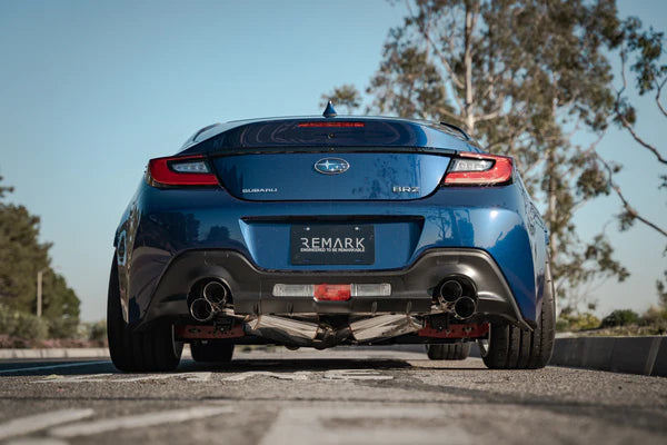 REMARK Sports Touring CatBack Exhaust - Burnt Stainless Tip - 2022+ BRZ