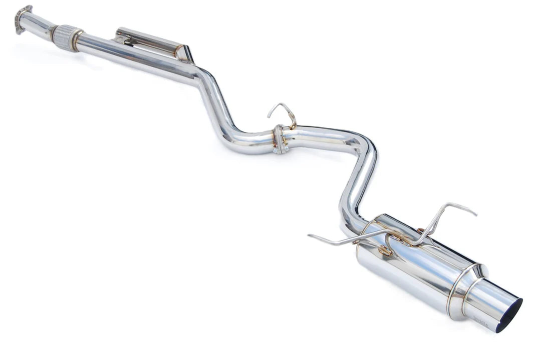 Invidia N1 Single Stainless Steel Catback Exhaust w/ Stainless tip - 2022+ WRX