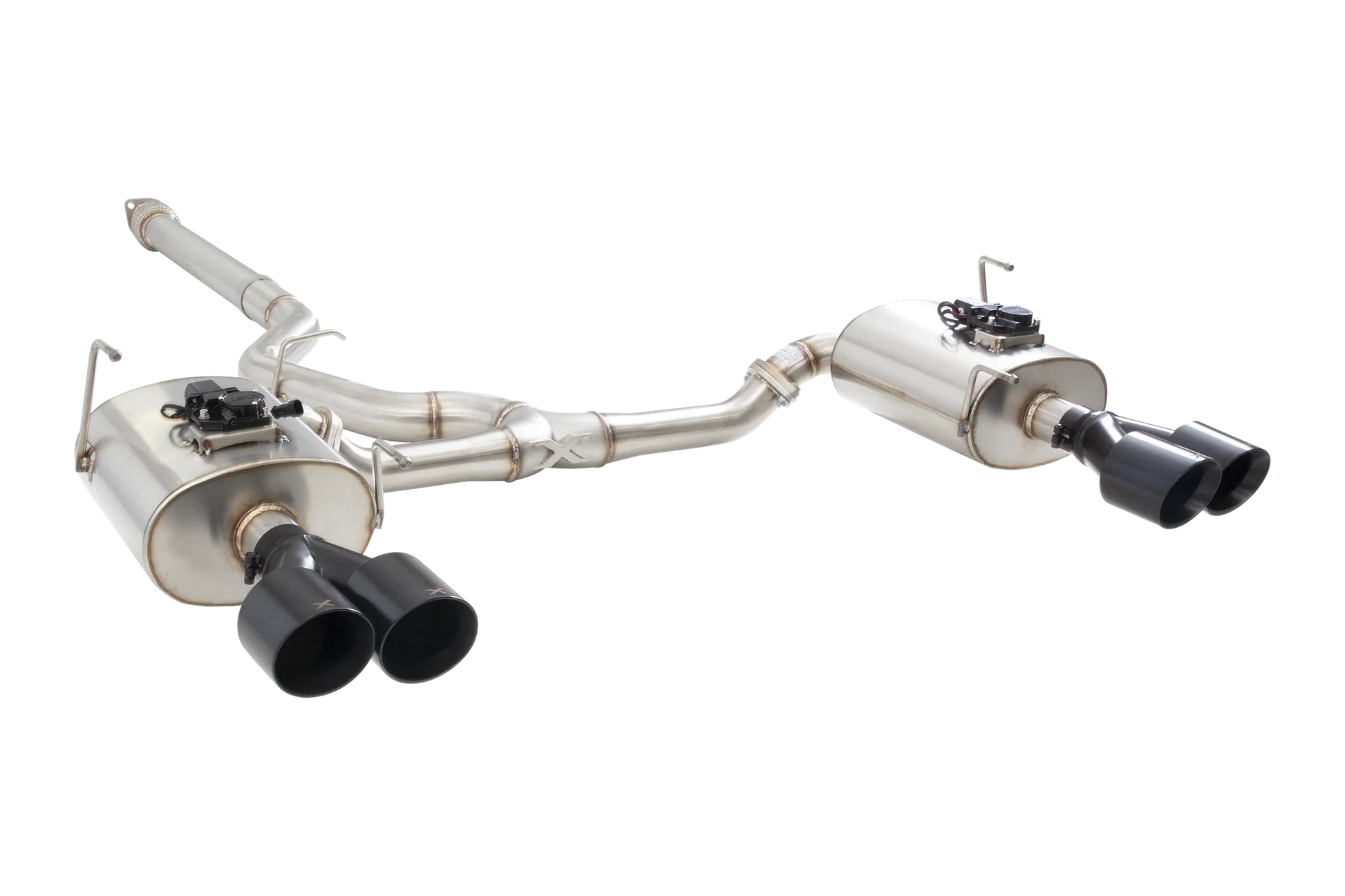 Xforce Varex WR Valved Cat Back Exhaust System with Black Tips - 2022+ WRX