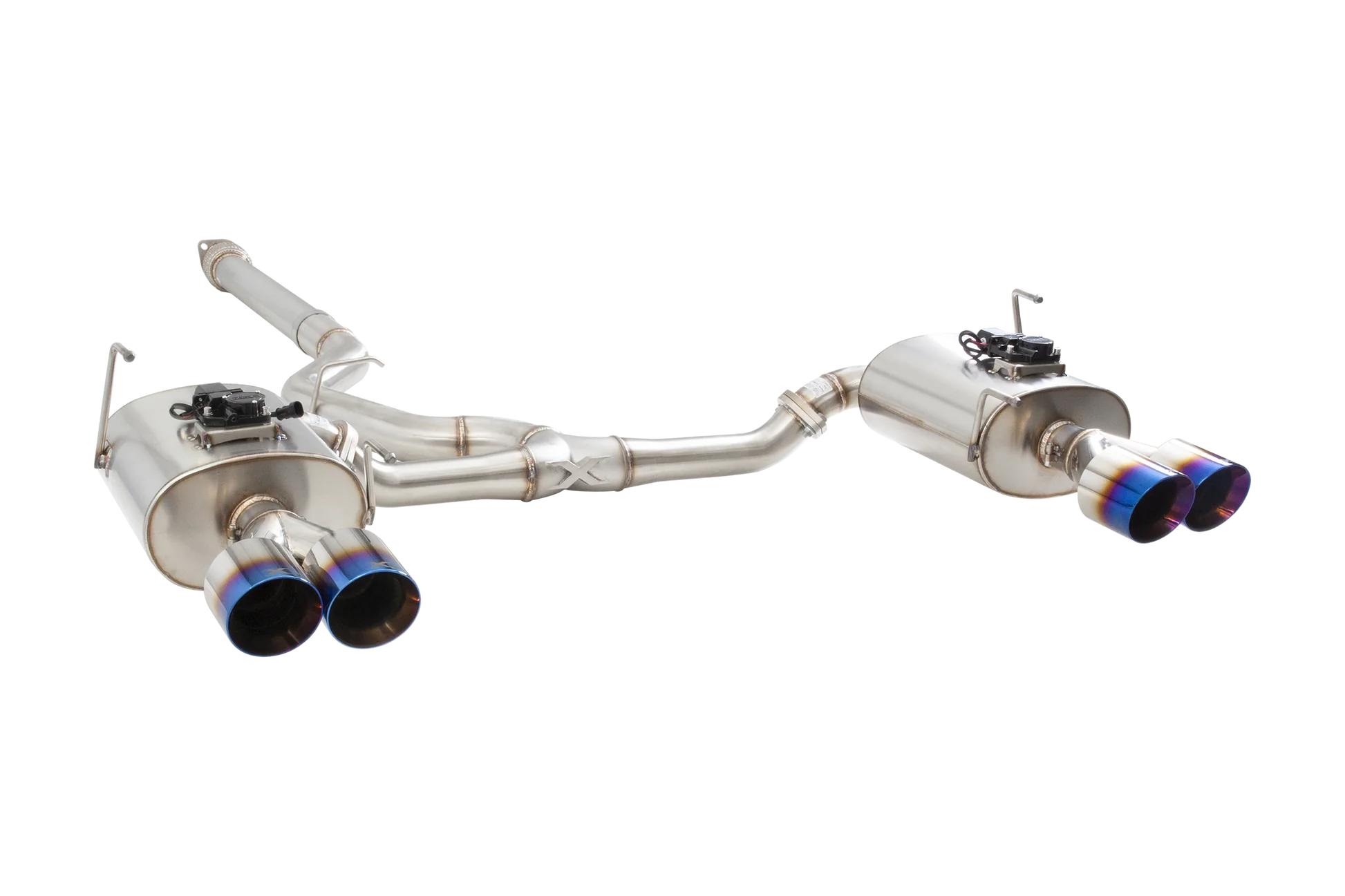 Xforce Varex WR Valved Cat Back Exhaust System with Burnt Blue Tips - 2022+ WRX