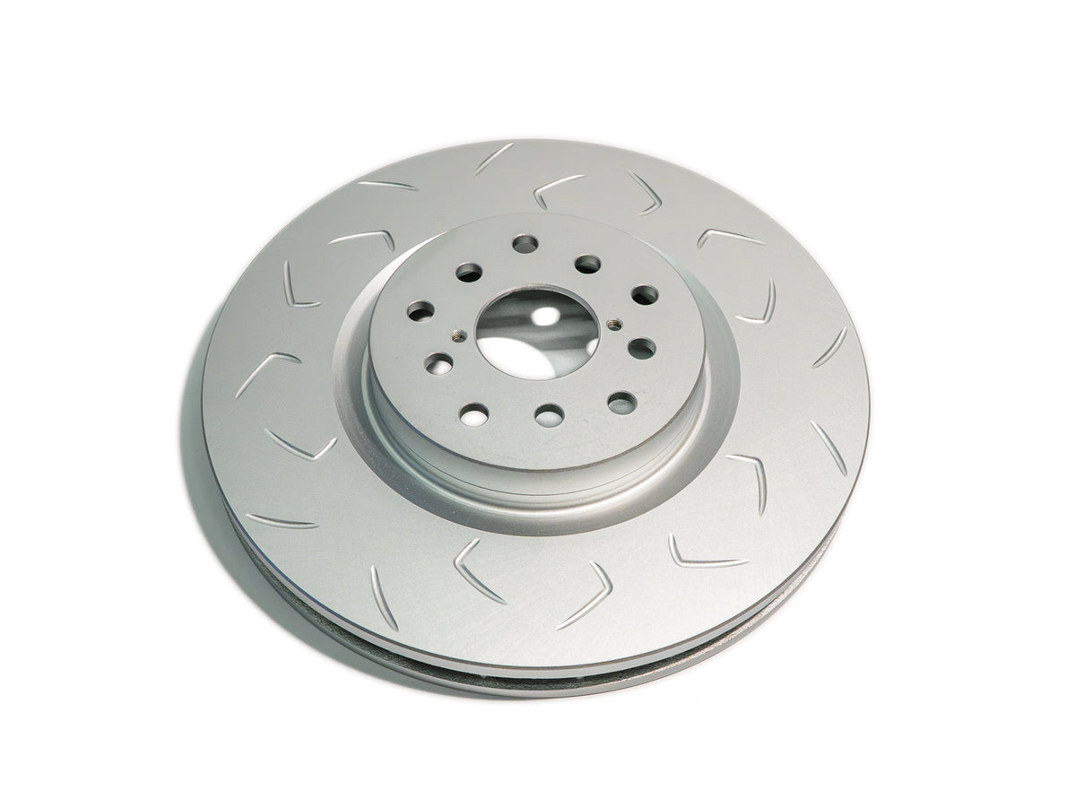 FactionFab V2 Slotted Front Brake Rotor - Single - 2004-2017 STI, BRZ / 86 w/ Brembo