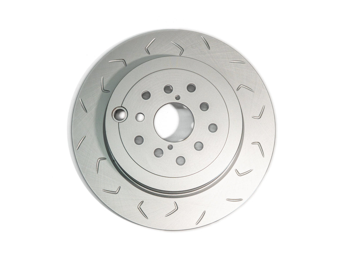 FactionFab V2 Slotted Rear Brake Rotor - Single - STI 2008-2017