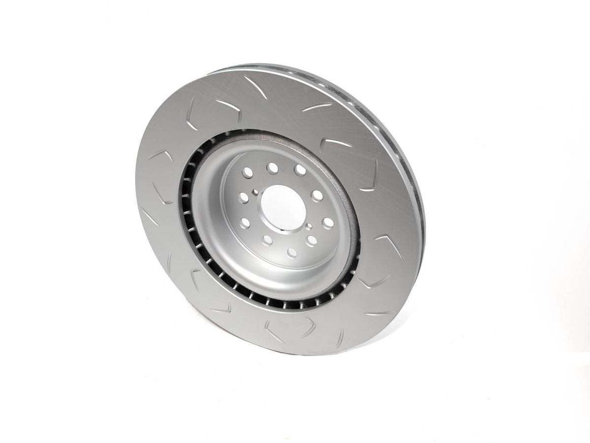 FactionFab V2 Slotted Front Brake Rotor - Single - 2018-2021 STI, WRX w/ Brembo