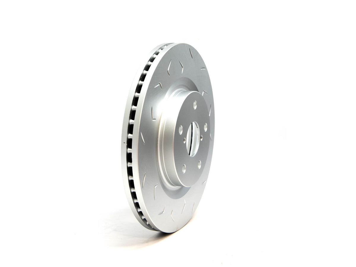 FactionFab V2 Slotted Front Brake Rotor - Single - WRX 2022+