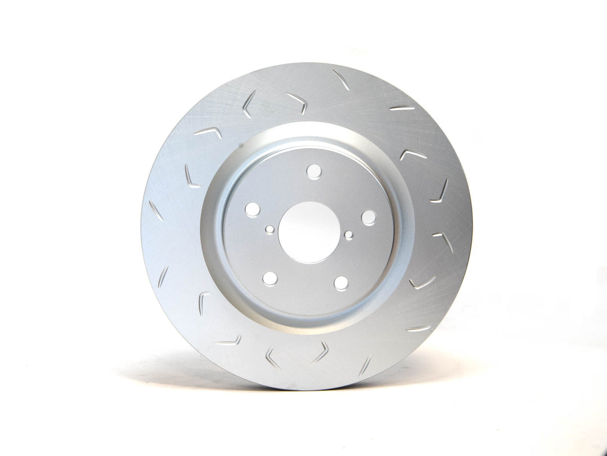 FactionFab V2 Slotted Front Brake Rotor - Single - WRX 2022+