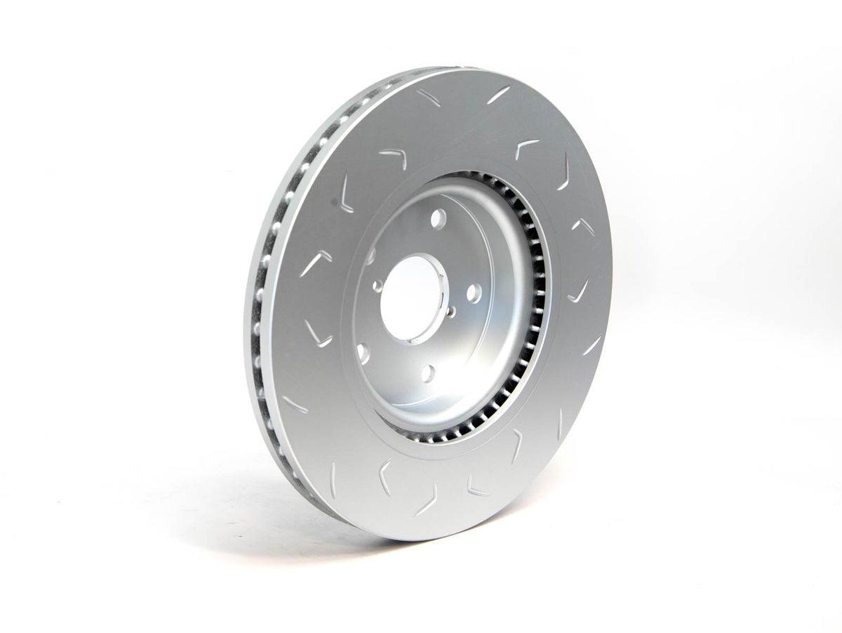 FactionFab V2 Slotted Front Brake Rotor - Single - WRX 2022+