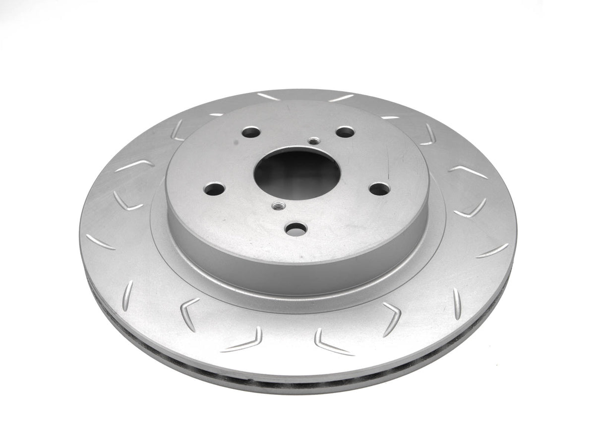 FactionFab V2 Slotted Rear Brake Rotor - Single - WRX 2022+ CVT
