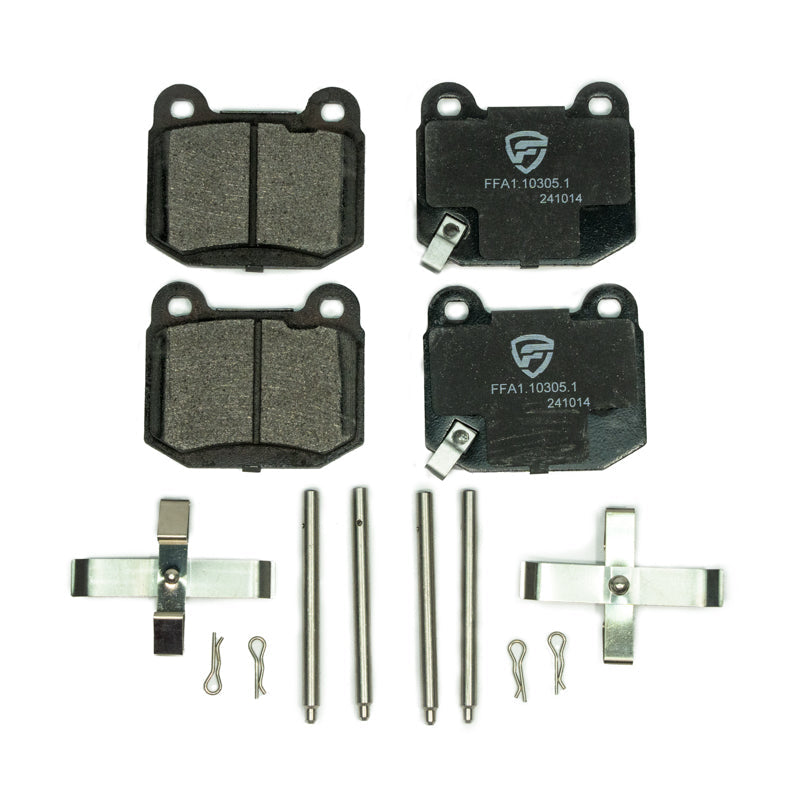 FactionFab V2 Rear Brake Pads - 2004-2017 STI, BRZ / 86 w/ Brembo