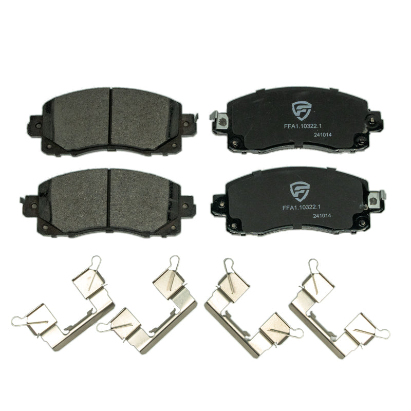 FactionFab V2 Front Brake Pads - 2022-2025 WRX w/o Brembo