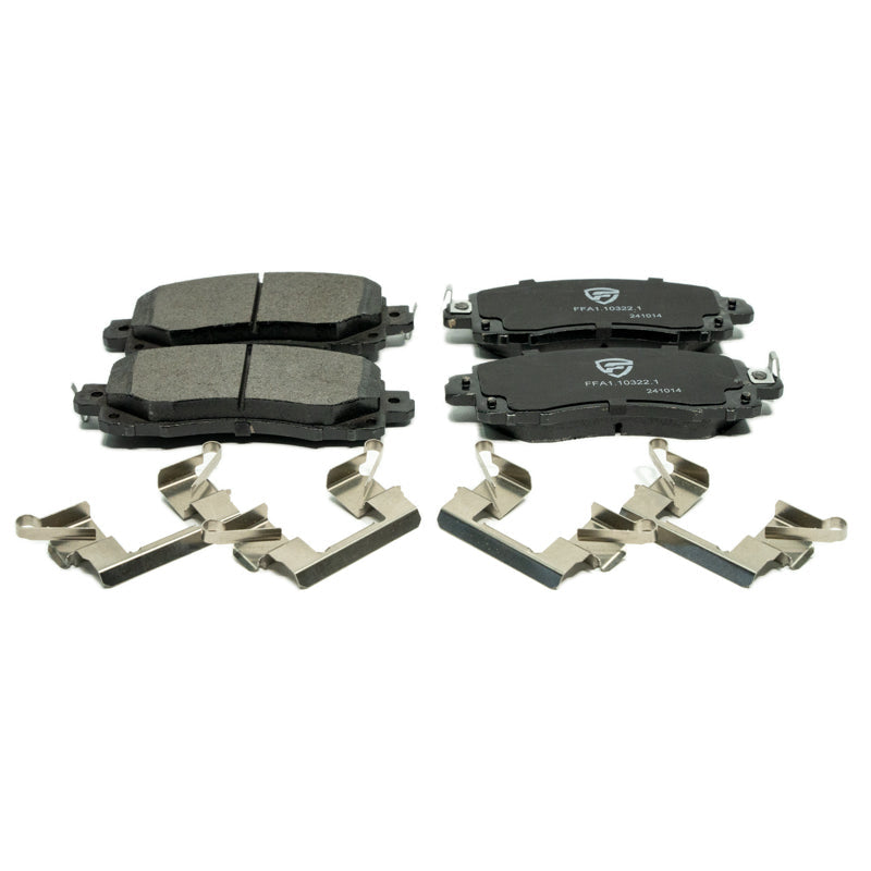 FactionFab V2 Front Brake Pads - 2022-2025 WRX w/o Brembo