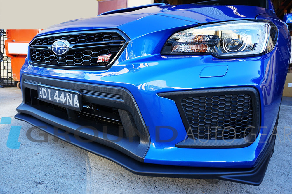 IGROUND V-LIMITED FRONT LIP - 18-21 SUBARU IMPREZA WRX STI